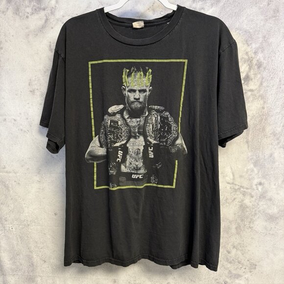 Conor MCgregor UFC T Shirt Mens XL Black Short Sleeve MMA 2016 - Picture 1 of 14